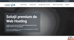 Desktop Screenshot of hostx.ro